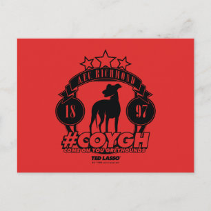 Ted Lasso   AFC Richmond #COYGH Postcard