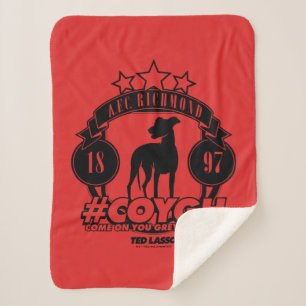 Ted Lasso   AFC Richmond #COYGH Sherpa Blanket