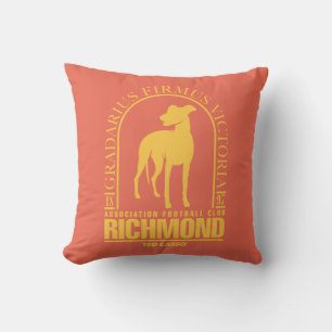 Ted Lasso   AFC Richmond Gold Arched Logo Cushion