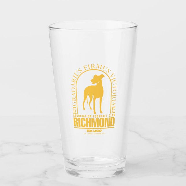 Ted Lasso | AFC Richmond Gold Arched Logo Glass (Front)
