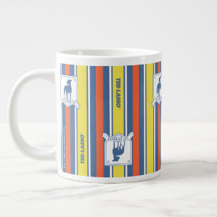 Ted Lasso   AFC Richmond Logo Stripe Pattern Large Coffee Mug