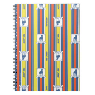 Ted Lasso   AFC Richmond Logo Stripe Pattern Notebook