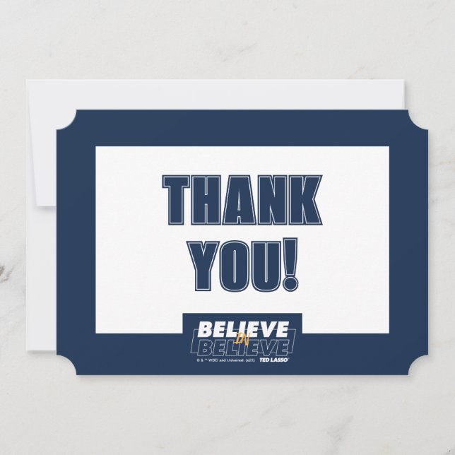 Ted Lasso | Believe in Believe Card (Front)