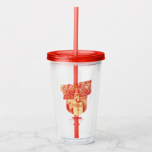Ted Lasso Coach Beard Badge Acrylic Tumbler