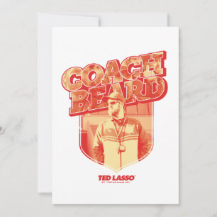 Ted Lasso Coach Beard Badge Card
