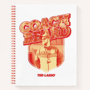 Ted Lasso   Coach Beard Badge Notebook