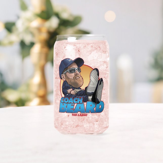 Ted Lasso | Coach Beard Bobblehead Can Glass (Insitu (Wedding))
