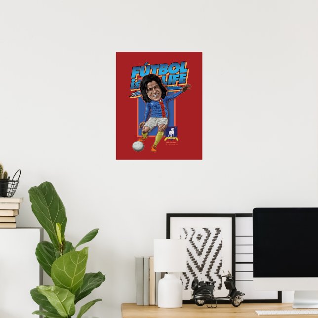 Ted Lasso | Dani Rojas Bobblehad Poster (Home Office)