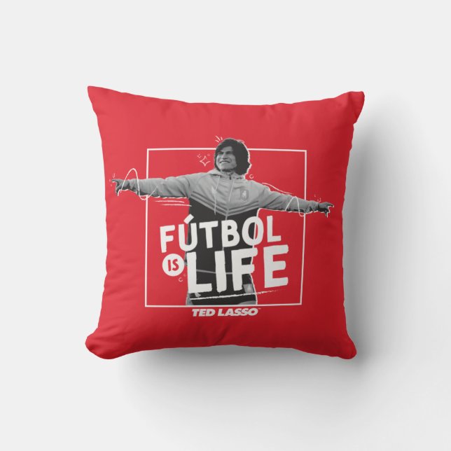 Ted Lasso | Dani Rojas Fútbol is Life Cushion (Front)