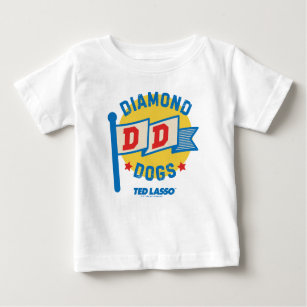 Ted Lasso   Diamond Dogs Pennant Graphic Baby T-Shirt