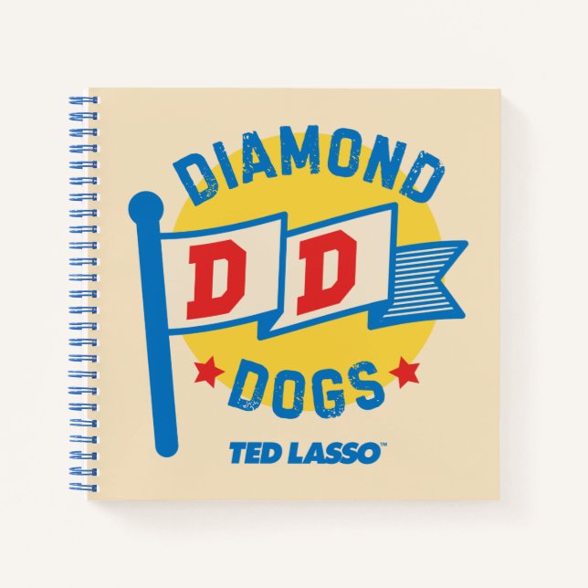 Ted Lasso | Diamond Dogs Pennant Graphic Notebook (Front)