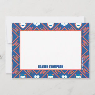 Ted Lasso   Face and Ball Diamond Pattern Card
