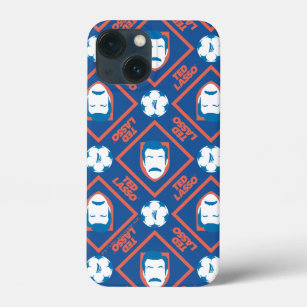 Ted Lasso   Face and Ball Diamond Pattern iPhone 13 Mini Case
