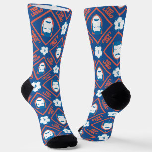 Ted Lasso   Face and Ball Diamond Pattern Socks