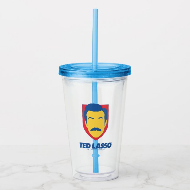 Ted Lasso | Face Icon Acrylic Tumbler (Front)