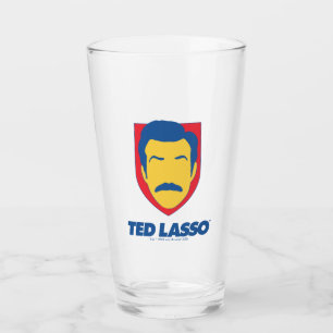 Ted Lasso   Face Icon Glass
