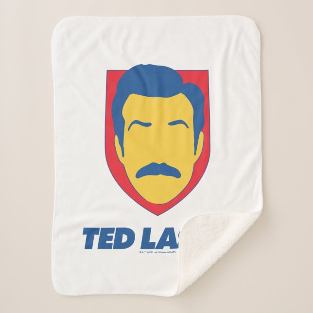 Ted Lasso | Face Icon Sherpa Blanket (Front)