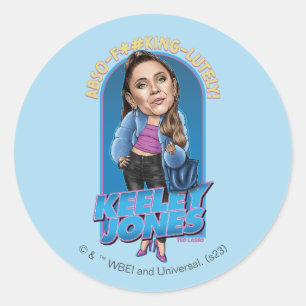Ted Lasso   Keeley Jones Bobblehead Classic Round Sticker