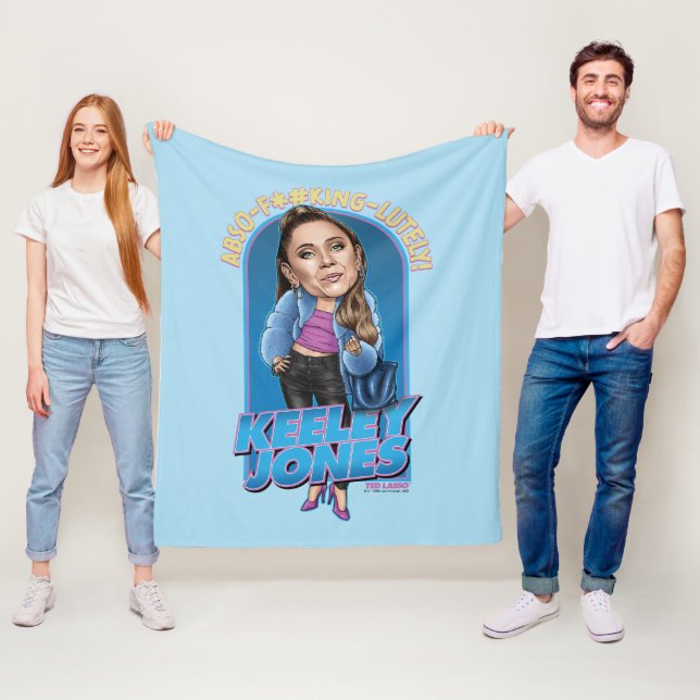 Ted Lasso | Keeley Jones Bobblehead Fleece Blanket (In Situ)