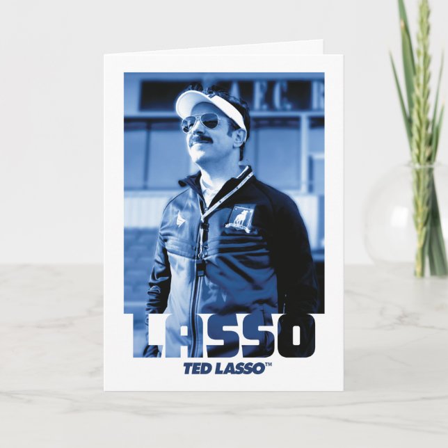 Ted Lasso | Lasso Photo Portrait Graphic Card (Front)