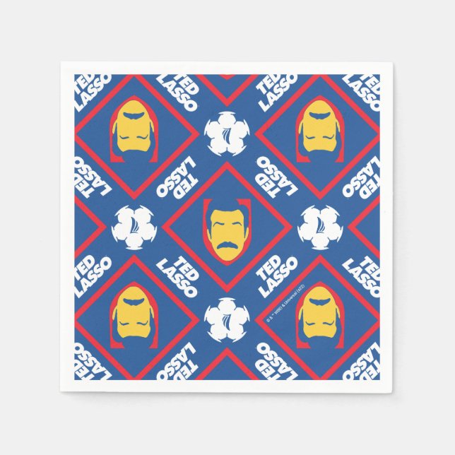 Ted Lasso Pattern Napkin (Front)