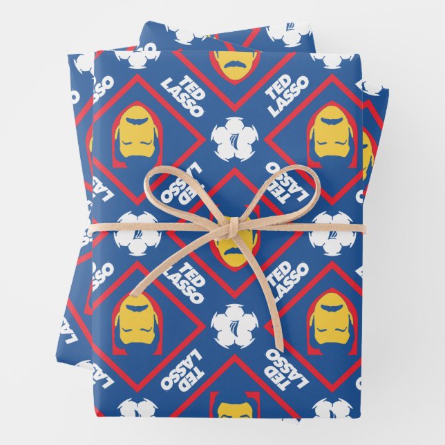 Ted Lasso Pattern Wrapping Paper Sheet (In situ)