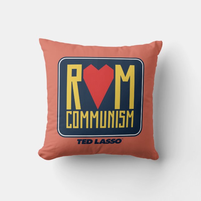 Ted Lasso | Rom Communism Graphic Cushion (Front)