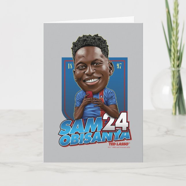 Ted Lasso | Sam Obisanya Bobblehead Card (Front)