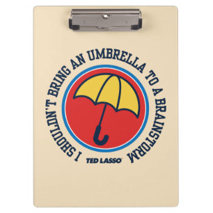 Ted Lasso Shouldn't Bring Umbrella To Brainstorm Clipboard