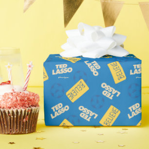 Ted Lasso Soccer Pattern Wrapping Paper