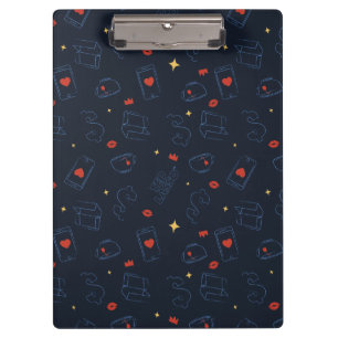 Ted Lasso   Tea and Biscuit Icon Toss Pattern Clipboard