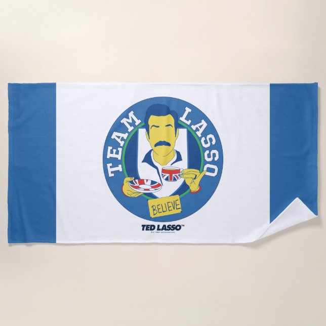 Ted Lasso | Team Lasso Tea Iconic Avatar Beach Towel (Front)