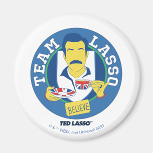 Ted Lasso   Team Lasso Tea Iconic Avatar Magnet