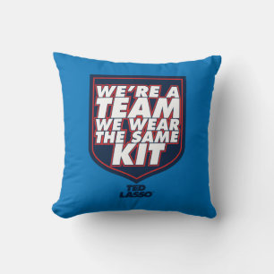 Ted Lasso   We're A Team Typography Graphic Cushion