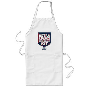 Ted Lasso   We're A Team Typography Graphic Long Apron