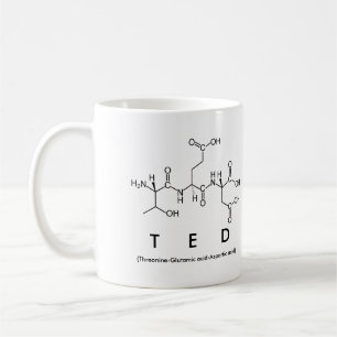 Ted peptide name mug