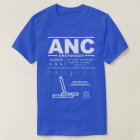Ted Stevens Anchorage Intl Airport ANC T-Shirt