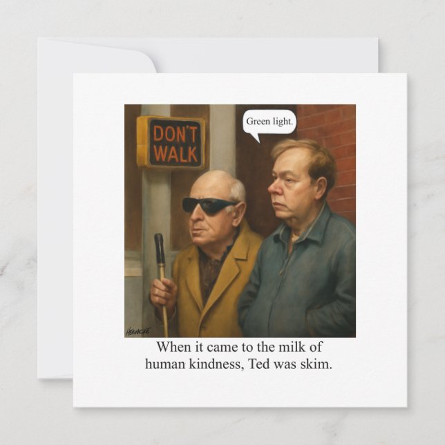 Ted was skim. T-Shirt Invitation (Front)