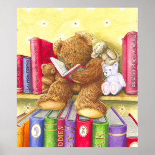 Teddies Story Time Poster