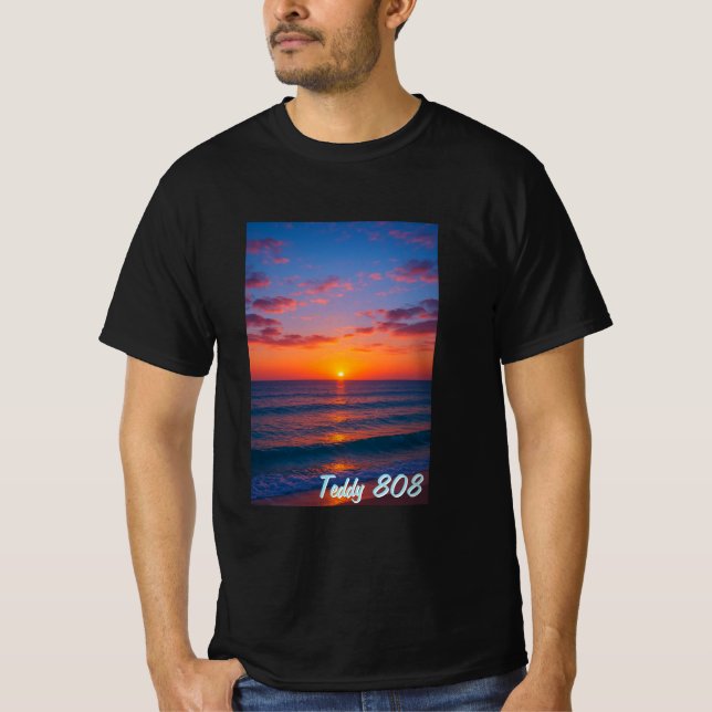 Teddy 808 Sun Rise tshirt (Front)