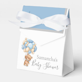 Teddy Balloon Bearly Wait Favour Box