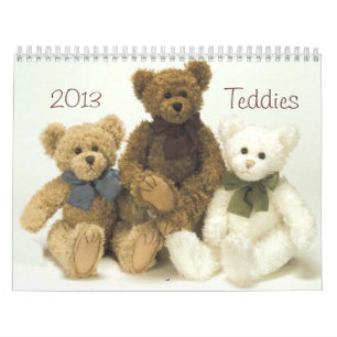Teddy bear 2013 calendar