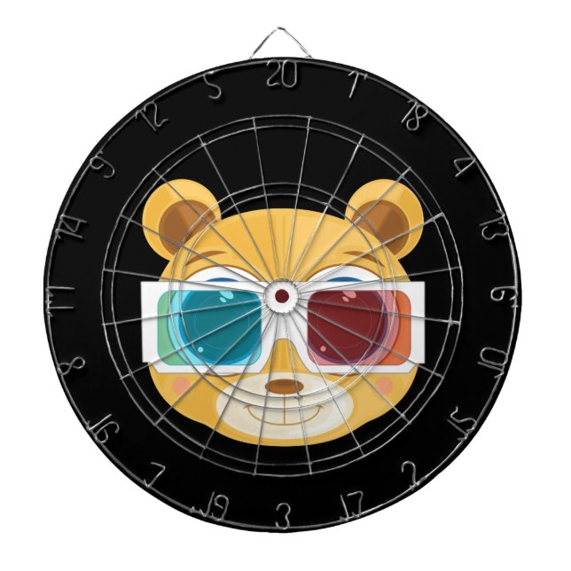 Teddy Bear - 3D Dartboard (Front)