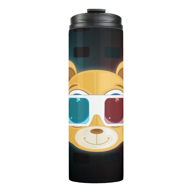 Teddy Bear - 3D Thermal Tumbler (Front)