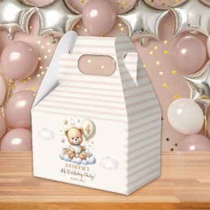 Teddy Bear 4th Birthday Party Favour Box