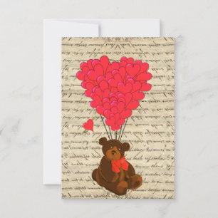 Teddy bear and heart