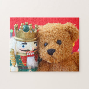 Teddy bear and nutcracker jigsaw puzzle