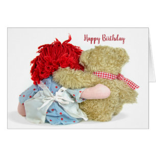 Teddy Bear and Rag Doll birthday