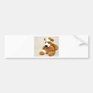 teddy bear animal custom personalise bumper sticker