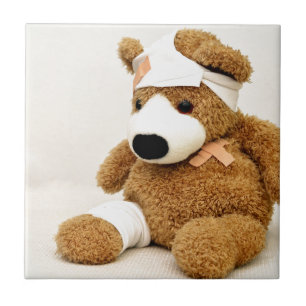 teddy bear animal custom personalise tile